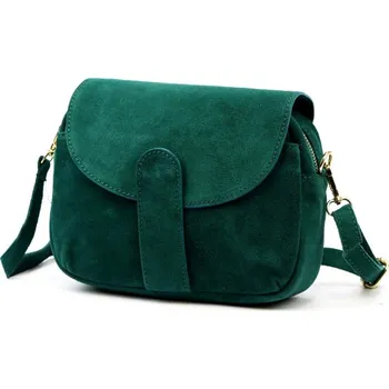 Kožená kabelka Luka 24-099 - zelená