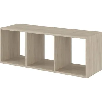 Dětský pokoj Dětský úložný regál 3-komorový - dub sonoma