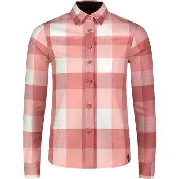 Dámská košile Dámská flanelová košile NORDBLANC HALCYON NBSSL8244 RŮŽOVÁ 38