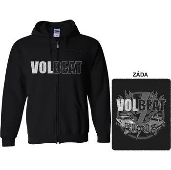 Pánská mikina Volbeat - mikina s kapucí a zipem 3