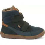 Zimní vysoké barefoot boty Froddo Up tex winter petroleum 28