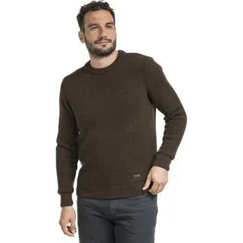 Pánský svetr Bushman svetr Joshua dark brown XXL