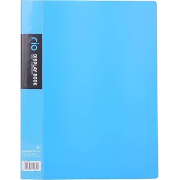 Prezentační album, pořadač na nabídky Deli A4, 20 kapes, řada RIO, modré