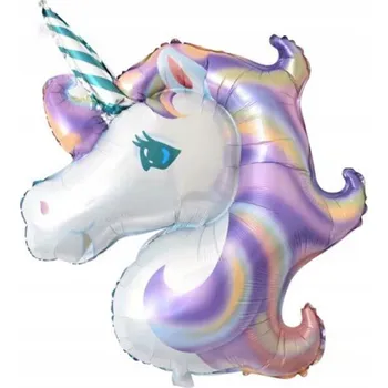 Balónek VELKÝ BALÓN JEDNOROŽEC s héliem narozeniny JEDNOROŽEC 86x110