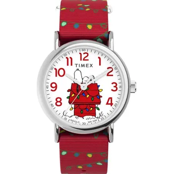 Hodinky Timex x Peanuts Holiday TW2W808006B + vrácení do 365 dnů zdarma
