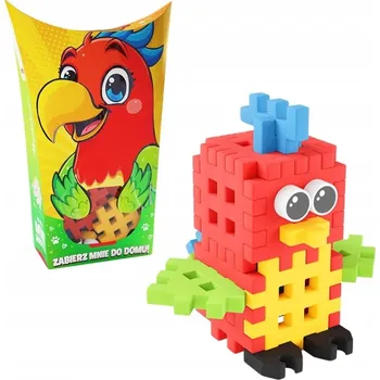 ostatní stavebnice Marioinex Mini Waffle POCKET PETS - stavebnice PAPOUŠEK