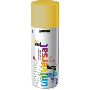 Barva ve spreji SPREJOVÁ BARVA SVĚTLĚ ZLATÁ BIODUR RAL 3050 400 ml