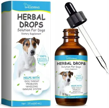 Bylinná tinktura proti kašli pro domácí mazlíčky - Úleva od nepříjemného kašle u domácích mazlíčků 1 ks