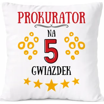 Polštář Dárek Polštář s motivem stavebního dělníka s potiskem , bílý PoliDraw