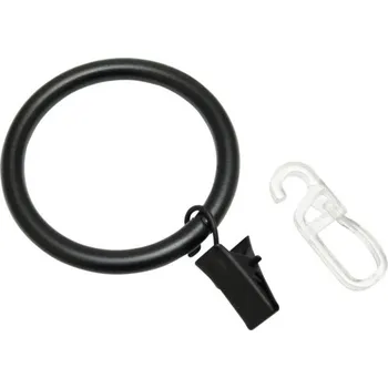 Garnýž Kroužek se žabkou a háčkem pro 16-20mm černý matný