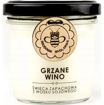 Svíčka Tradiční sójová svíčka Svařené víno Miodowa Mydlarnia 1 ks
