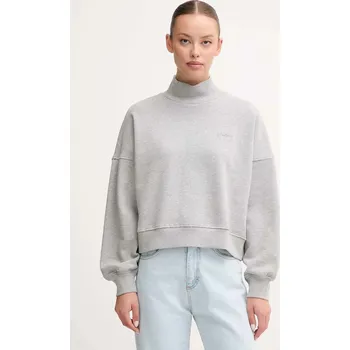Dámská mikina Mikina Pepe Jeans dámská, šedá barva, hladká, PL5800007 09X, vel. S