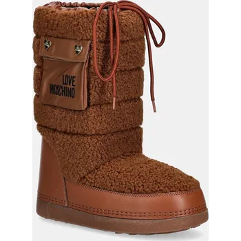 Dámská zimní obuv Sněhule Love Moschino JA24452G0NISM21A hnědá 88X, EUR 41/42