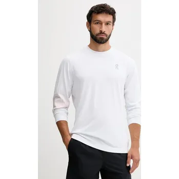 Pánské tričko Tréninkové tričko s dlouhým rukávem On bílá barva, s potiskem, 1MF30510069 00X, vel. M