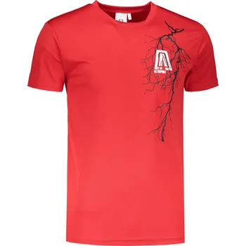 Pánské funkční triko ALTISPORT CARRYOVER ALM027124 ČERVENÁ L
