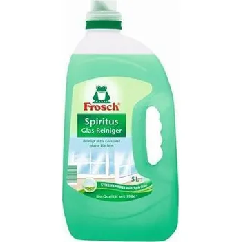Čisticí prostředek na okna Čistič na skla a okna Frosch, s lihem, 5 l