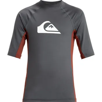 Pánská móda tričko Quiksilver Everyday UPF 50 Comp - KZM0/Iron Gate XXL