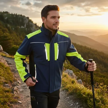 pracovní bunda Procera Bunda ETHOS SOFT Velikost XXXL modrá/žlutá