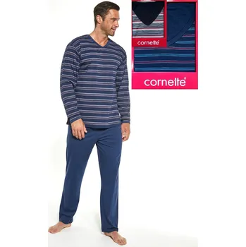 Pánské pyžamo Pyžamo Cornette dlouhé 139 nadměrné Velikost: 4XL, Vzor: 139044