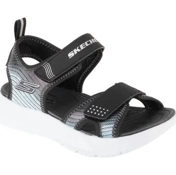 Chlapecké tenisky Skechers Microspec-Splash 407034L-BKSL Black 29 32