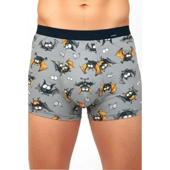 Boxerky BOXERSKÉ TETOVÁNÍ J/25 šedá L