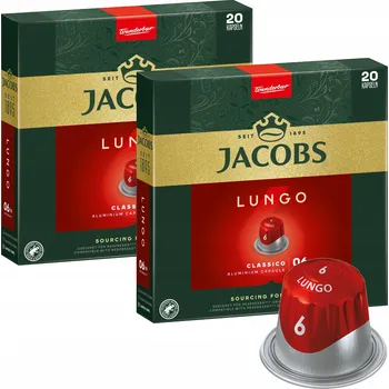 Kapsle do Nespresso Jacobs Lungo 6 Classico 40 ks