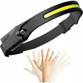 Čelovka Čelovka LED XPE COB s pohybovým senzorem