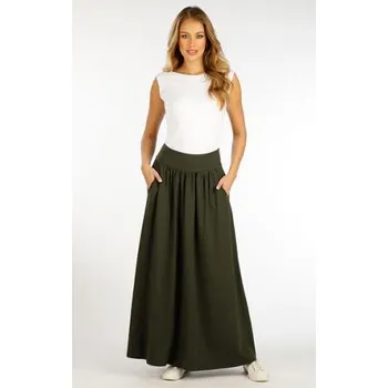 Dámská sukně Dámská khaki sukně Litex 5F198 khaki M