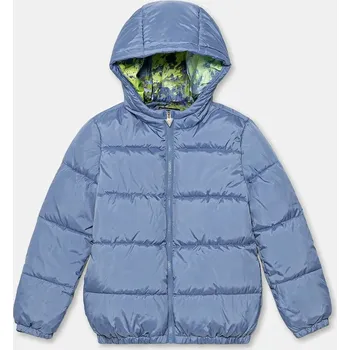 Dětská bunda Guess modrá barva, L5BL16 W3090 L5BL16.W3090.9BYA 55X, vel. 147-157