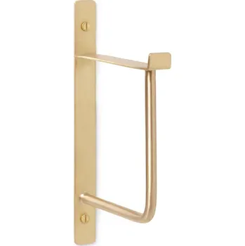 Věšák Nástěnný věšák ferm LIVING Hang Rack 1104264510 žlutá 18X