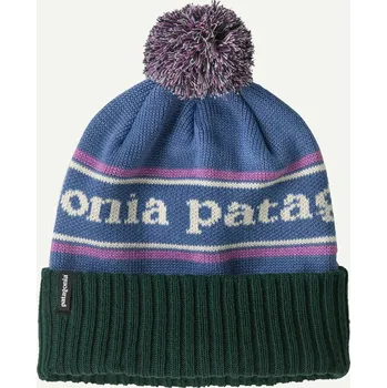 Čepice Patagonia Čepice Powder Town Beanie - Fitz Roy Stripe Knit - Park Stripe: Barnacle Blue