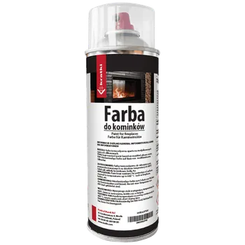 Krbové nářadí Barva na krby 400 ml FARBA/SPRAY