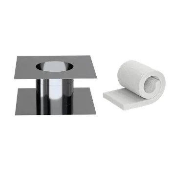 Krbová kamna Adam DW Stěnový průchod fi 180 nastavitelný s izolací ADDW180DF