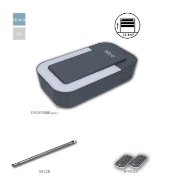 SPIDER32BDWKCE sada s WIFI pro sekční bránu do 11.4m²