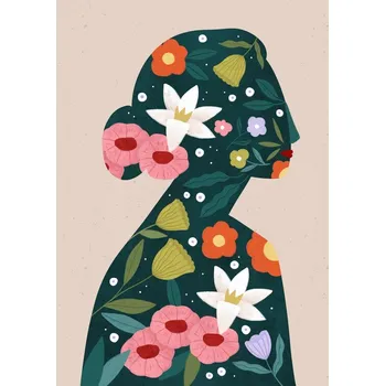 Plakát Plakát, Obraz - Filled With Flowers, Bea Muller