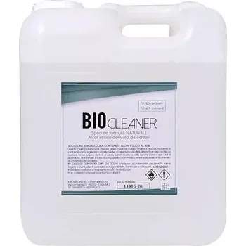 Bio Cleaner etylalkohol, 5L (Bio Cleaner etylalkohol, 5 l. Roztok ethylalkoholu získaného z obilovin, bez parfémů a barviv.)
