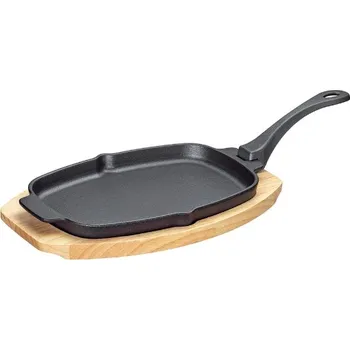 Pánev Servírovací pánev na grilování s prkénkem, oválná - Küchenprofi