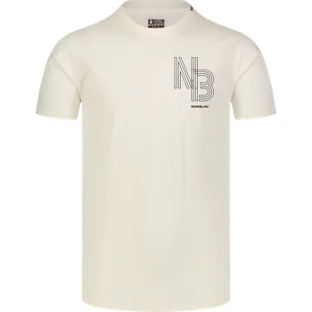 Pánské triko NORDBLANC GOODWILL NBSMT8161 KRÉMOVĚ BÍLÁ XXL