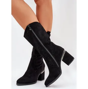 Dámské kozačky Ažurové kozačky model 218496 Step in style 37