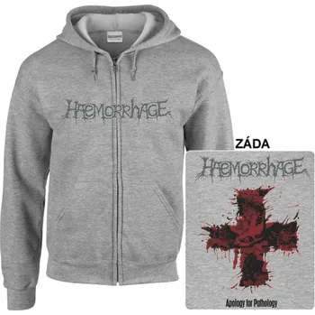 Pánská mikina Haemorrhage - mikina s kapucí a zipem