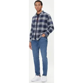 Pánská košile Tommy Hilfiger Košile Hero MW0MW41345 Tmavomodrá Regular Fit 3XL