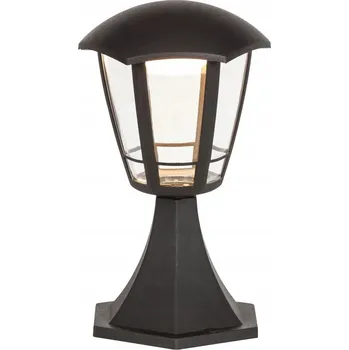 Stojací lampa Osvětlovací sloupek kulatý Rabalux integrovaný LED zdroj 30 cm černý