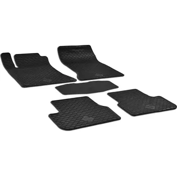 autokoberec Gumové koberce Mercedes Benz B W246 (2011 - 2018) s fixací,5 ks | GUZU