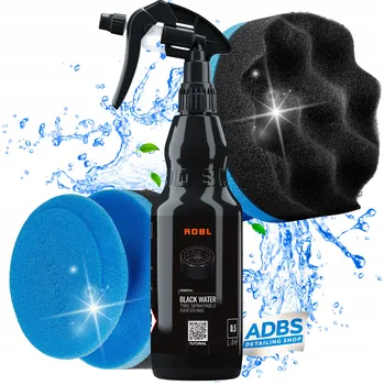 ADBL Dressing černidlo na pneumatiky Black Water 500 ml + Aplikátor FX s držadlem