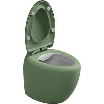 Klozet WC mísa stojící Touch, rimless , keramická, dvoubarevná TOWC01SCBI000031FI