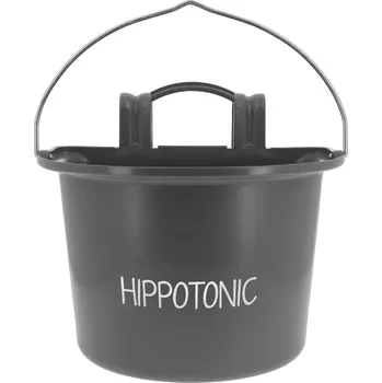 Síť na seno HIPPOTONIC Žlab na krmení Hippotonic, závěsný, 14 l, dark grey