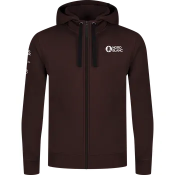 Pánská mikina Pánská mikina NORDBLANC TRIBUTE NBSMS8219 TMAVĚ HNĚDÁ XXL