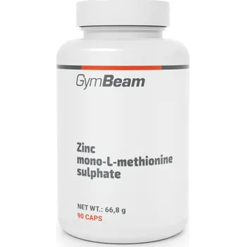 GymBeam Mono-L-methionin sulfát zinečnatý 90 kaps. 90 kaps.
