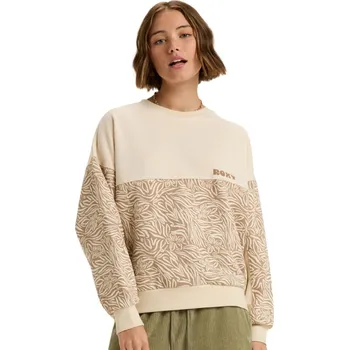 Dámská mikina Roxy Gone Wild Block TEC7/Parchment Animal Floral L