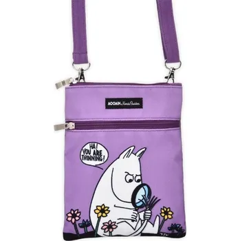 Taštička na krk Moomin 17 x 21 cm fialová, NordicBuddies Finsko